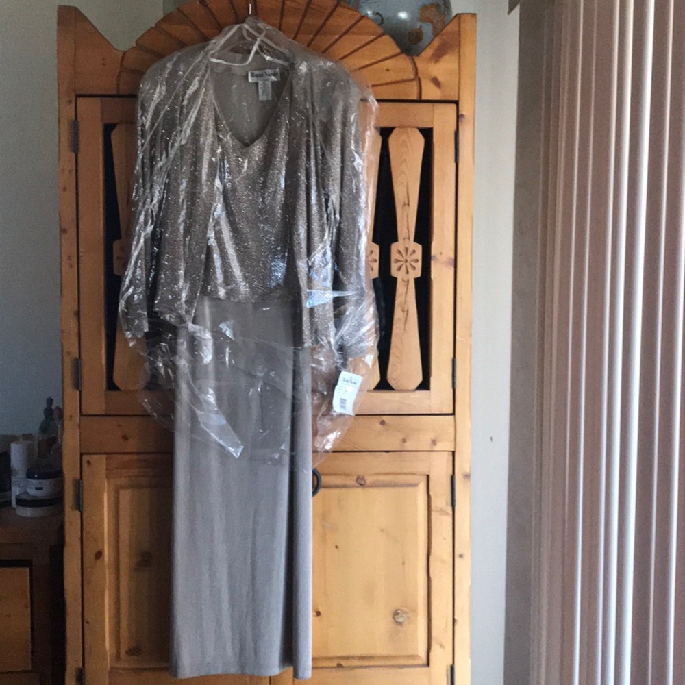 Ronni Nicole petite by Onida, long dress.